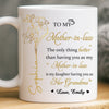 Custom Mug - Personalized Mother's Day Gifts For Mother-In-Law - First Family By Love, Now Grandma By Heart