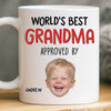 Custom Photo Mug - Personalized Mother's Day, Baby Shower, Gender Reveal Gifts For New Moms, New Grandma - The Boss, The Legend, Grandma