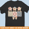 Custom Unisex T-shirt, Premium T-shirt, Hoodie - Personalized Mother's Day Birthday Gifts For Mom, Grandma - Sweet Blooms On Repeat