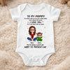 Custom Baby Onesie - Personalized Baby Shower, Gender Reveal Gifts For New Moms, New Dads, New Parents - Her First Mother’s Day, Her Sweetest One