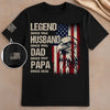 Personalized T-Shirt With Sleeve Design – Father’s Day Gift For Dad – Born To Become More
