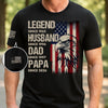 Personalized T-Shirt With Sleeve Design – Father’s Day Gift For Dad – Born To Become More