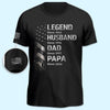 Personalized T-Shirt With Sleeve Design – Father’s Day Gift For Dad – Entering My Next Chapter