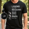 Personalized T-Shirt With Sleeve Design – Father’s Day Gift For Dad – Entering My Next Chapter