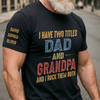 Personalized T-Shirt With Sleeve Design – Father’s Day Gift For Dad – Made Of Steel