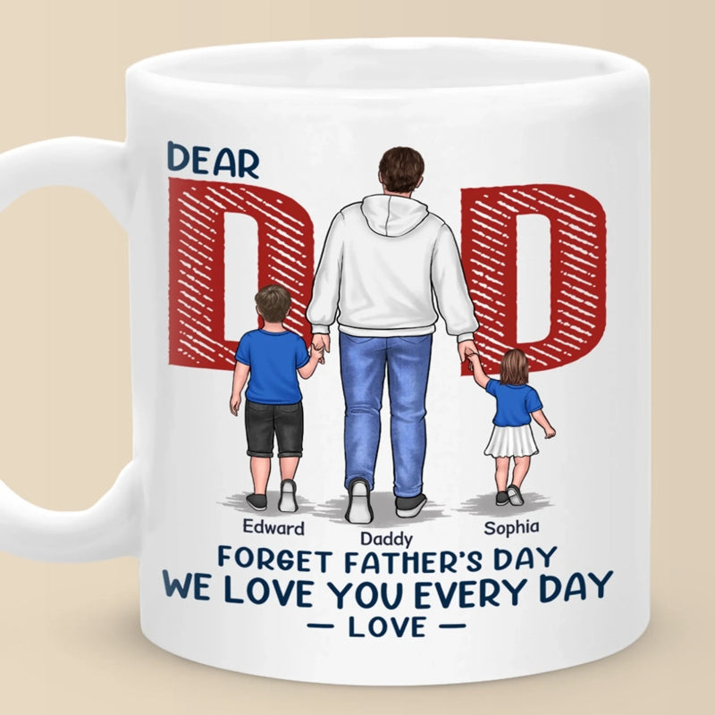 Personalized Mug – Father’s Day Gift For Dad – Family Is Hidden Treasures