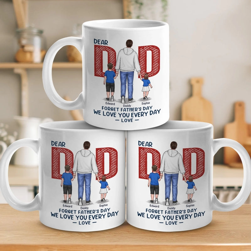 Personalized Mug – Father’s Day Gift For Dad – Family Is Hidden Treasures