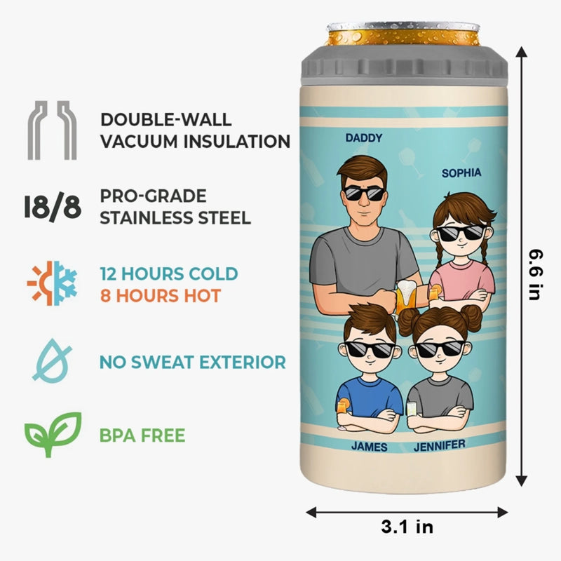 Personalized Can Cooler Tumbler – Father's Day Gift For Dad – Dear Dad, Great Job