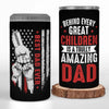 Personalized Can Cooler Tumbler – Father's Day Gift For Dad – Behind Every Great Child