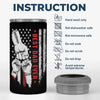Personalized Can Cooler Tumbler – Father's Day Gift For Dad – Behind Every Great Child