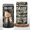 Personalized Can Cooler Tumbler – Father's Day Gift For Dad – Dear Father, Great Job