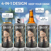 Personalized Can Cooler Tumbler – Father's Day Gift For Dad – Dear Father, Great Job