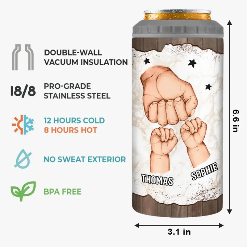 Personalized Can Cooler Tumbler – Father's Day Gift For Dad – My Favorite People Call Me Papa