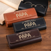Personalized Leather Glasses Case – Father’s Day Gift For Dad – My Favorite Person Calls Me Papa