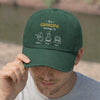Personalized Washed Baseball Cap – Father’s Day Gift For Dad – Our Grandpa, No Sharing
