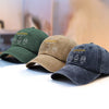 Personalized Washed Baseball Cap – Father’s Day Gift For Dad – Our Grandpa, No Sharing