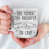 Personalized Mug – Father’s Day Gift For Dad – Like Father Like Daughter