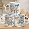 Personalized Mug – Father’s Day Gift For Dad – A Son's First Hero, A Daughter's First Love
