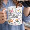 Custom Faux Embroidery Mug – Personalized Mother’s Day Gift for Mom & Grandma – Our Little World