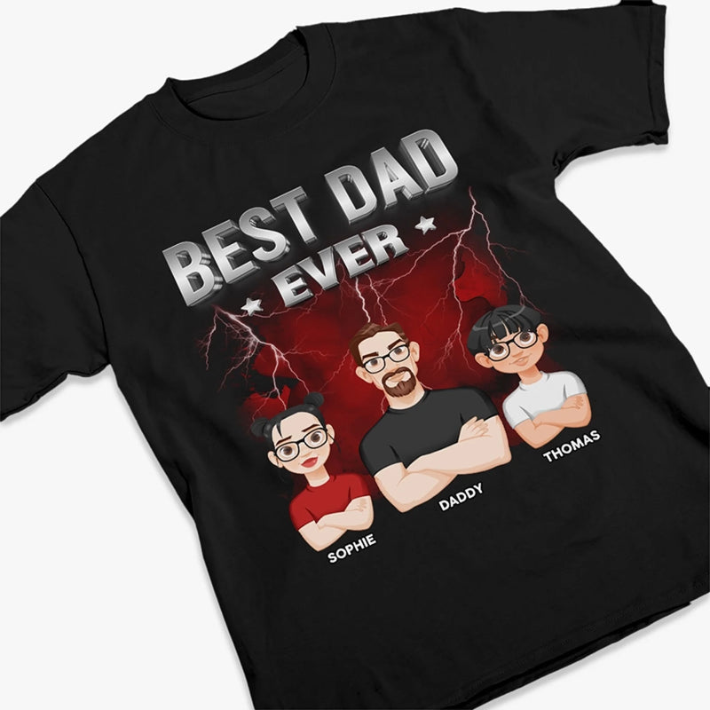 Personalized Unisex T-shirt, Hoodie, Sweatshirt – Father's Day Gift For Dad – Proud Father Of A Few Kids