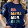 Custom Sleeve Design T-Shirt - Personalized Mother's Day Birthday Gifts For Mom, Grandma - Our Best Mom Ever