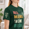 Custom Sleeve Design T-Shirt - Personalized Mother's Day Birthday Gifts For Mom, Grandma - Our Best Mom Ever