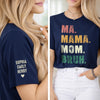 Custom Sleeve Design T-Shirt - Personalized Mother's Day Birthday Gifts For Mom, Grandma - Our Best Mom Ever