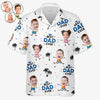 Personalized Photo Hawaiian Shirt – Gift For Dad – Coolest Dad On The Beach