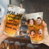 Personalized Photo Beer Glass – Father's Day Gift For Dad – I'm Awesome Thank You