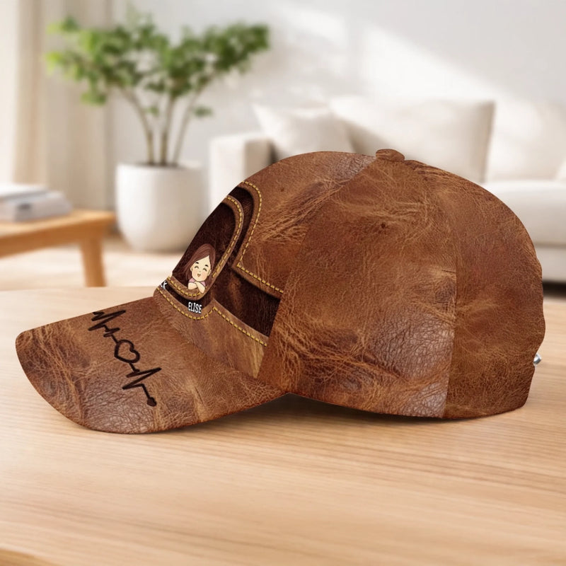 Personalized Baseball Cap – Gift For Dad – Home Of The Brave Dad