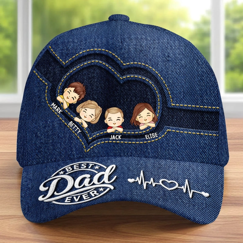 Personalized Baseball Cap – Gift For Dad – Greatest Family Man