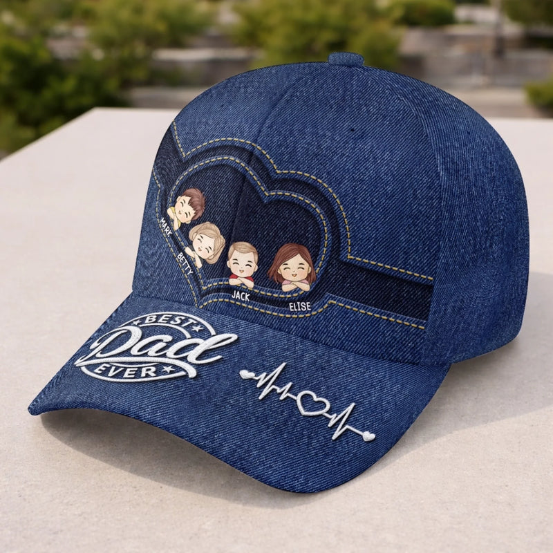 Personalized Baseball Cap – Gift For Dad – Greatest Family Man