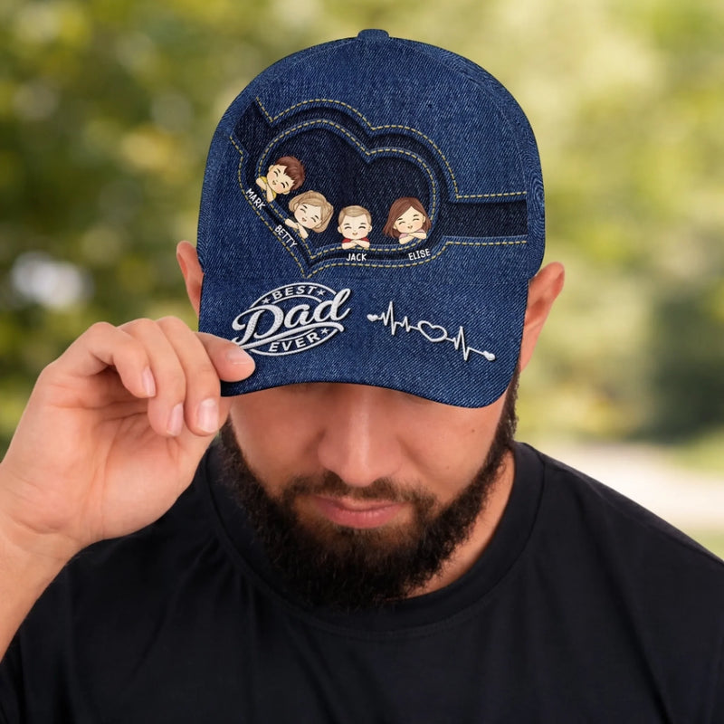 Personalized Baseball Cap – Gift For Dad – Greatest Family Man