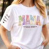 Personalized Unisex T-Shirt With Design On Sleeve  – Mother's Day Gift For Mom, Grandma – Just Became Mom
