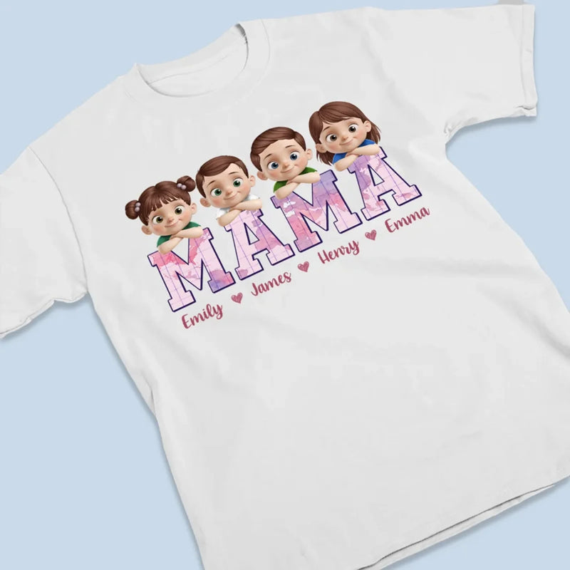 Personalized Unisex T-shirt, Hoodie – Mother's Day Gift For Mom, Grandma – Built With Love