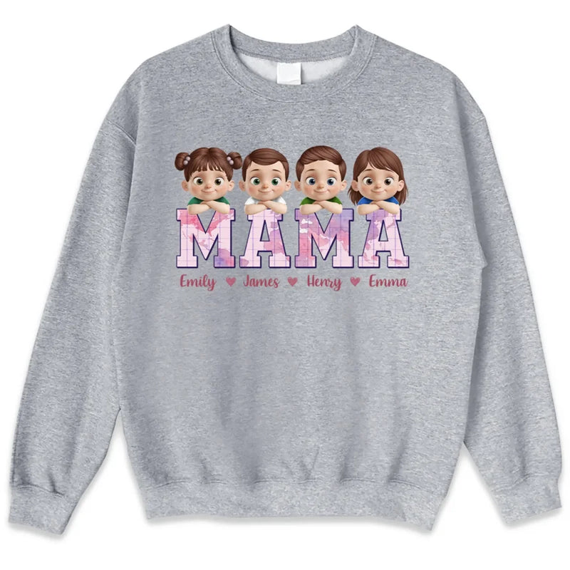 Personalized Unisex T-shirt, Hoodie – Mother's Day Gift For Mom, Grandma – Built With Love