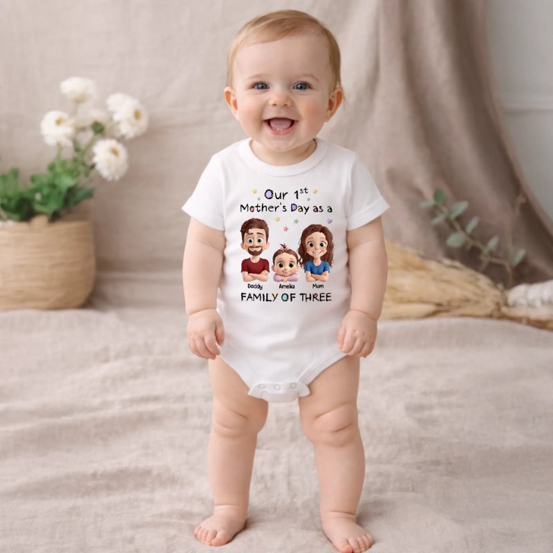 Personalized Baby Onesie – Gift For New Parents – Made Of Love