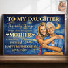 Personalized Photo Horizontal Poster – Mother's Day Gift For Daughter – Proud Of The Mother You’ve Become