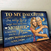 Personalized Photo Horizontal Poster – Mother's Day Gift For Daughter – Proud Of The Mother You’ve Become