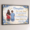 Personalized Horizontal Poster – Mother's Day Gift For Daughter – The Sweetest Journey