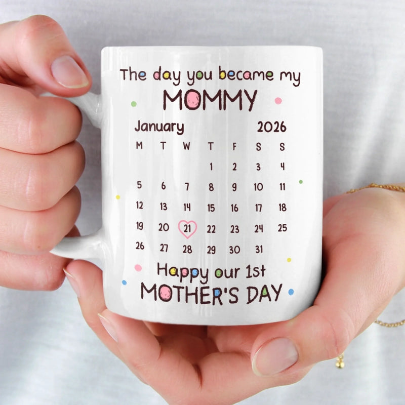 Personalized Photo Mug – First Mother’s Day Gifts For New Mom – A Beautiful Beginning