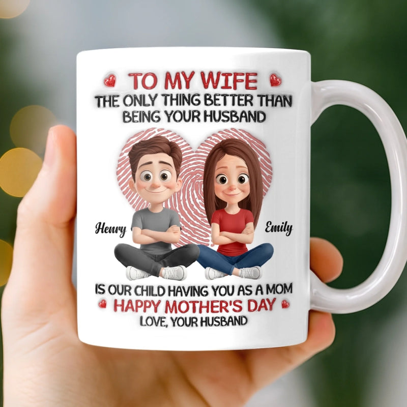 Personalized Mug – Mother's Day Gift For Wife – Our Baby’s Hero