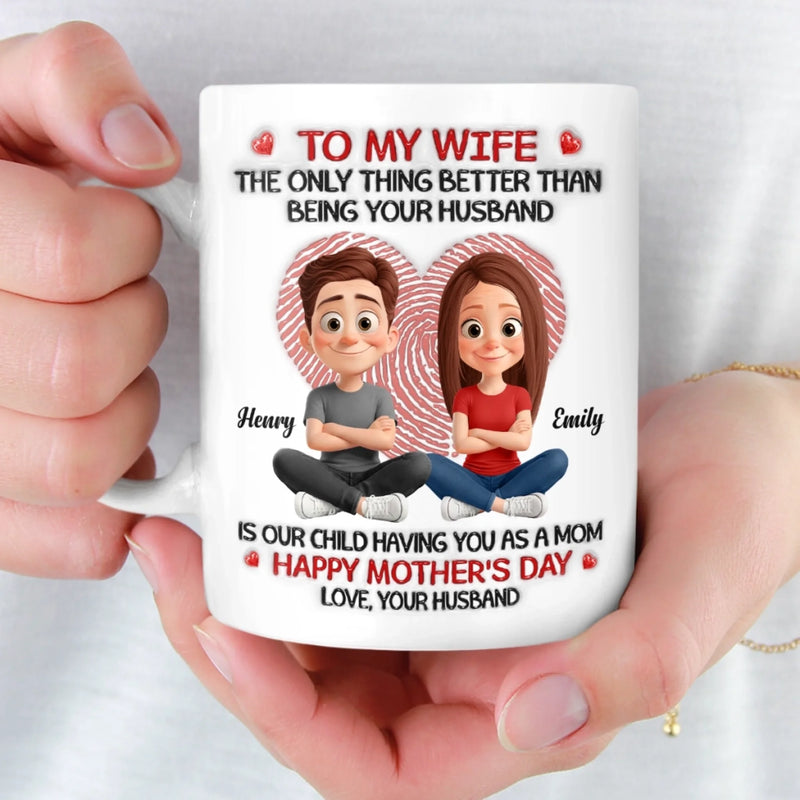 Personalized Mug – Mother's Day Gift For Wife – Our Baby’s Hero