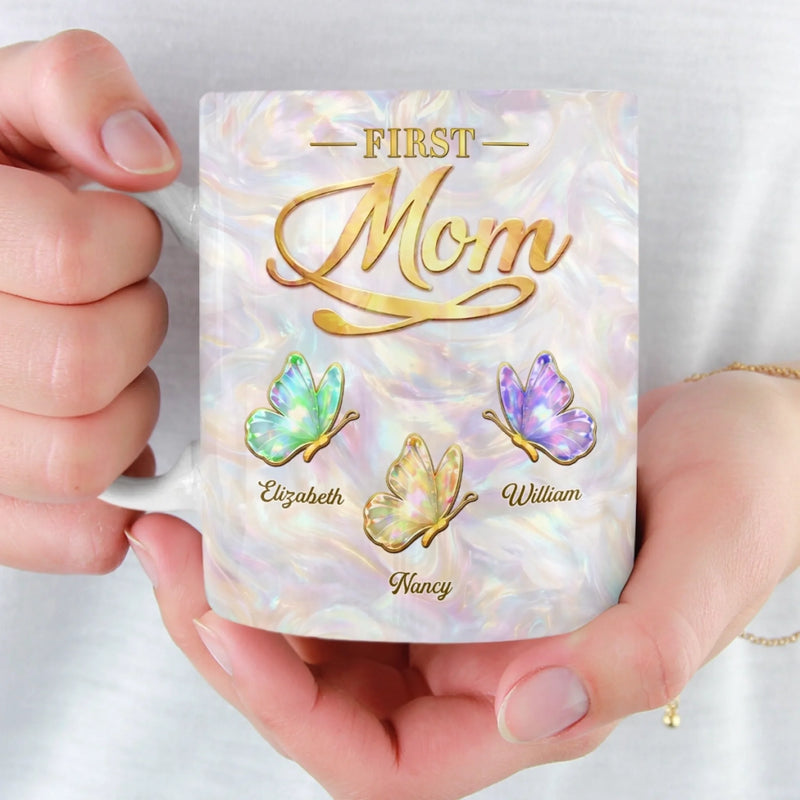 Personalized Mug – Mother's Day Gifts For Mom, Grandma – First My Mom, Forever My Hero