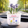Personalized Glass Everlasting Tulips – Mother's Day Gifts For Mom, Grandma – Forever Growing With Your Love
