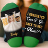 Personalized Crew Socks – Graduation Gifts For Him, Her – Hard Work Turns Into