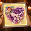 Personalized Flower Shadow Box With LED Light – Mother's Day Gifts For Grandma, Mom – Planted In Love Growing Forever