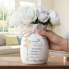 Personalized Ribbon Flower Vase – Mother’s Day Gifts for Daughter – You Hold Love So Beautifully