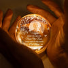 Personalized Photo Crystal Globe Lamp – Meaningful Memorial Gift – Loved Beyond This Life
