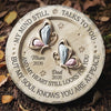 Personalized Round Shaped Stone With Stand – Meaningful Memorial Gift – Peace Beyond Words